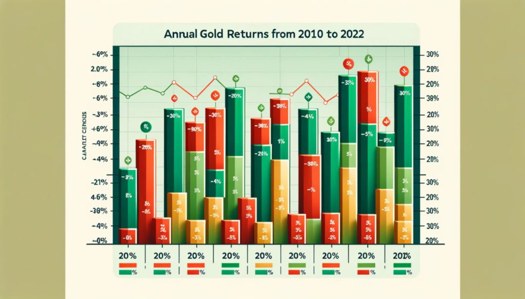 return emas per tahun 2010-2023