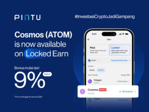 Cosmos (ATOM) Kini Tersedia di Pintu Locked Earn!