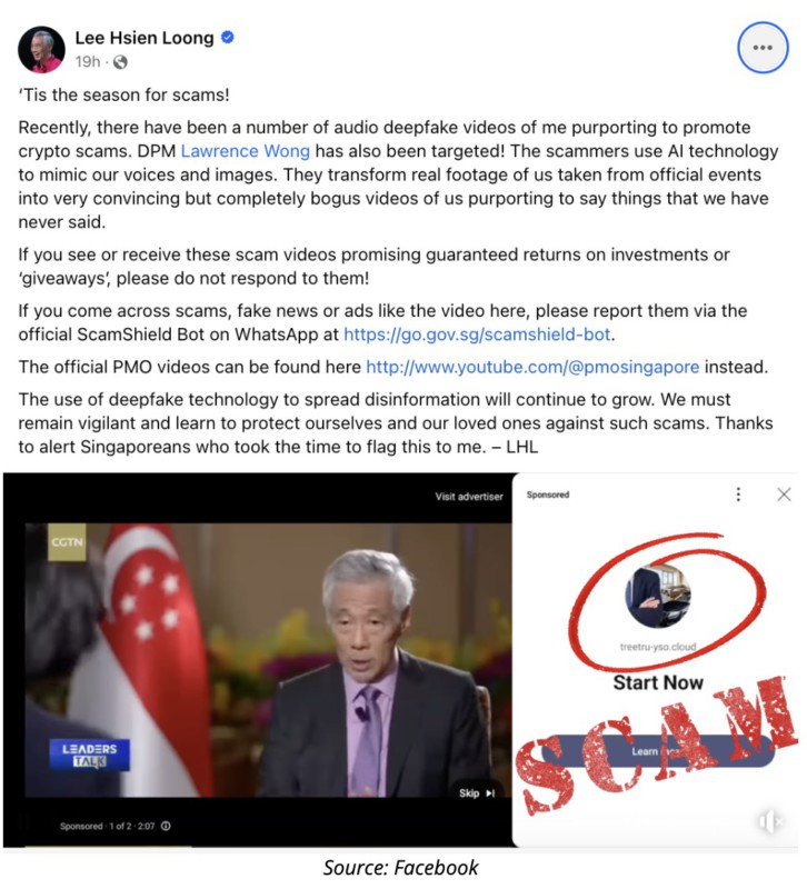 pm singapura deepfake crypto