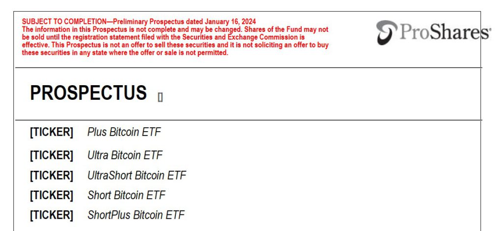 5 etf bitcoin proshares