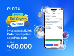 Promo Februari: Beli Crypto Pertama dan Dapatkan Bonus USDT, DOGE, & ETH s.d Rp60.000 dalam Flexi Earn! [KUOTA HABIS]