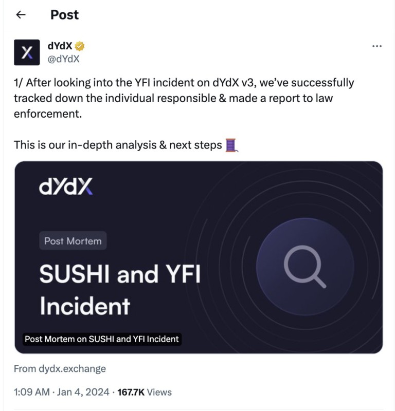 serangan hacker dydx