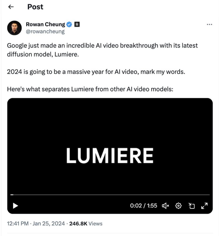 google lumiere ai video
