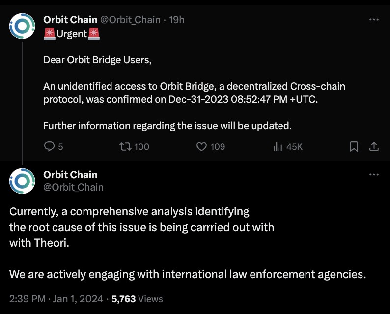 orbit chain kasus