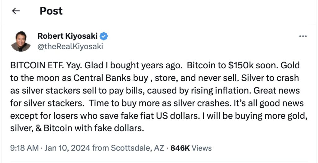 prediksi harga bitcoin robert kiyosaki