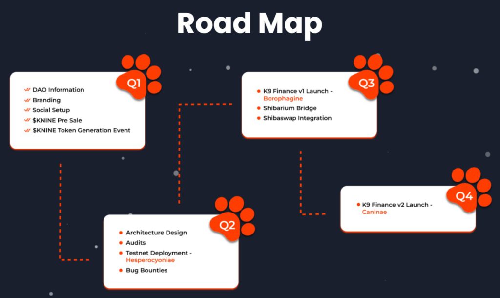 roadmap k9 finance
