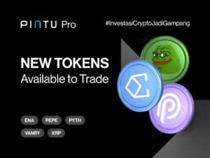 Token Listing Pintu Pro 28 Juni 2024: PEPE, ENA, PYTH, VANRY, dan XRP