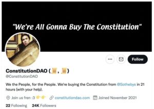 ConstitutionDAO (PEOPLE): Sebuah Refleksi Penggalangan Dana di Web3