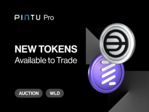 Pintu Pro Listing 2 Token Baru 18 Juli 2024: AUCTION dan WLD