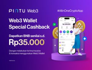 Pakai Pintu Web3 Wallet, Dapatkan BNB Gratis s.d. Rp35.000!