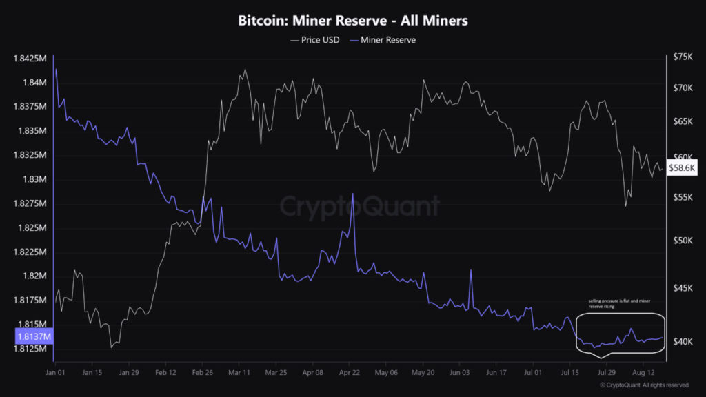 bitcoin miner reserve