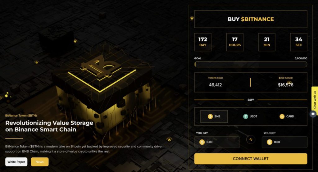 presale btn token