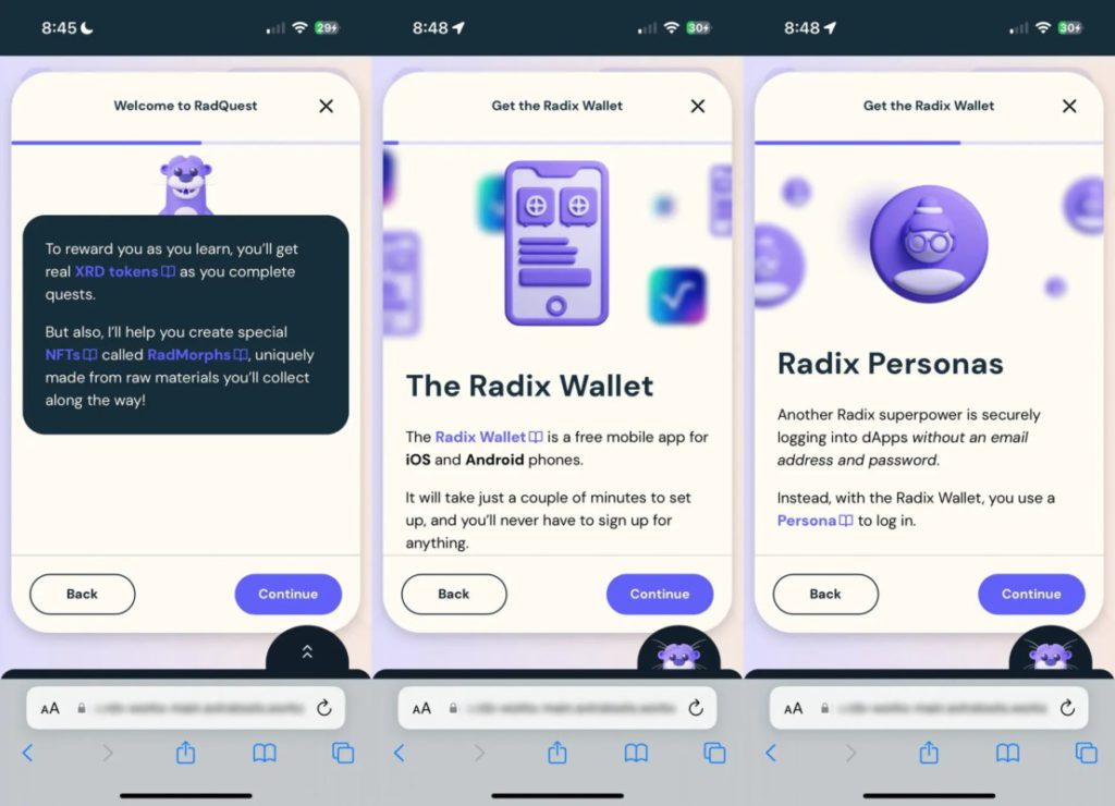 radix wallet