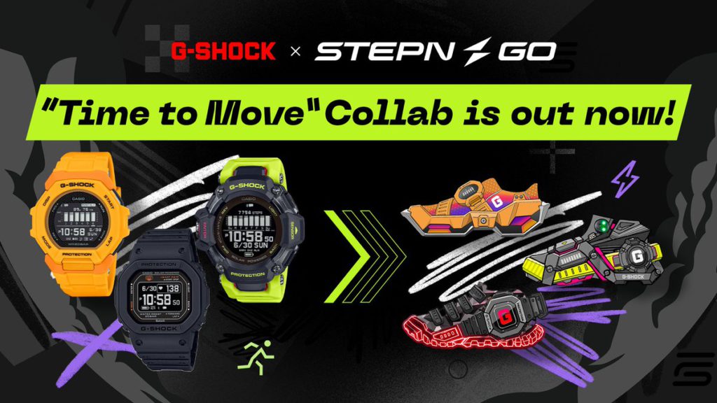 stepn go dan gshock collab