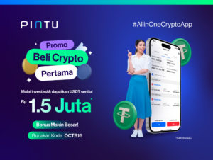 Trading Crypto Pertamamu & Menangkan Hadiah Rp1.500.000 dalam USDT Khusus Oktober 2024!