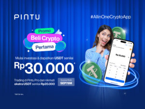 Beli Crypto Pertamamu dan Nikmati Cashback Voucher USDT Senilai Rp30.000!