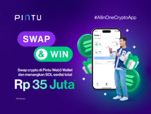 Promo Web3 Wallet September 2024: Swap Crypto di Pintu Web3, Menangkan Total Hadiah Rp35 Juta!