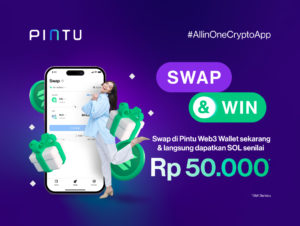 Promo Web3 Wallet Oktober 2024: Swap Crypto di Pintu Web3, Langsung Dapat Hadiah Rp50.000