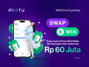 Promo Web3 Wallet Oktober 2024: Swap Crypto di Pintu Web3, Menangkan Total Hadiah Rp60 Juta!