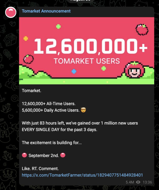 airdrop tomato telegram