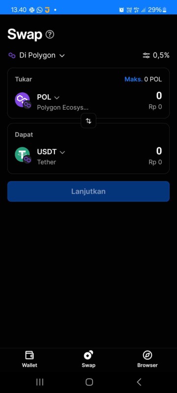 cara swap polygon termudah di indonesia