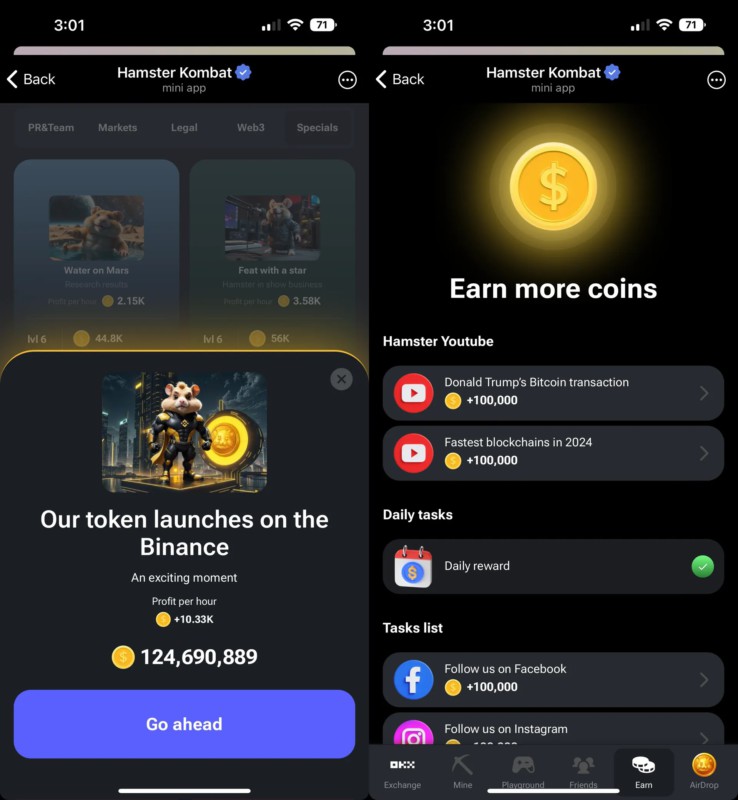 earn more coin hmstr