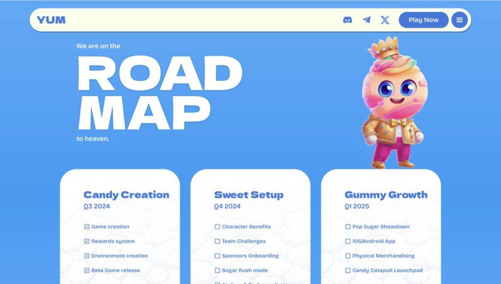 roadmap yum party