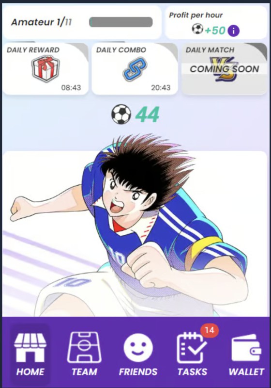 captain tsubasa task