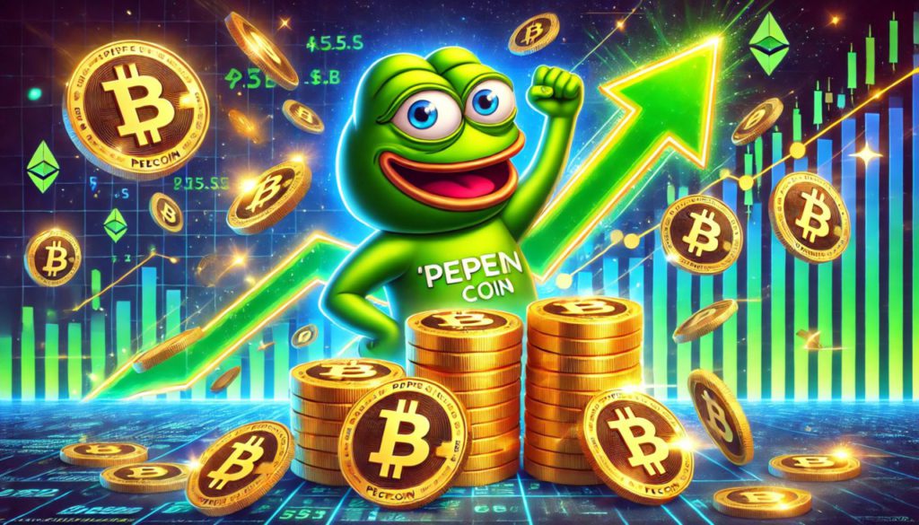 memecoin pepe alami kenaikan drastis 2024