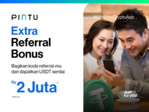 Dapatkan Bonus Hingga Rp2 Juta dengan Mengundang Temanmu ke Pintu!