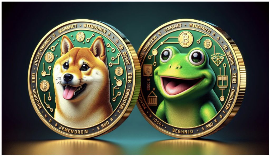 pepe coin ungguli shiba inu dan dogecoin