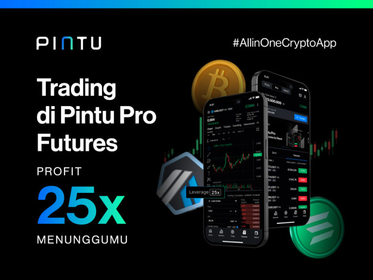 Maksimalkan Peluang Tradingmu, Kini Leverage Pintu Pro Futures Jadi 25x!