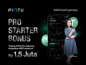 Beli Crypto Pertamamu di Pintu Pro Sekarang dan Nikmati Hadiah Hingga Rp1.500.000 USDT!