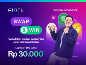 Raih Rp30.000 untuk 3000 Pengguna Baru Fitur Swap di Pintu Web3 Wallet!