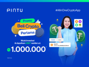 Beli Crypto Pertamamu di Pintu, Nikmati Bonus Tambahan hingga Rp1 Juta!