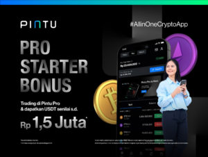 Mulai Investasi Crypto di Pintu Pro & Raih Hadiah Hingga Rp1.500.000 USDT!