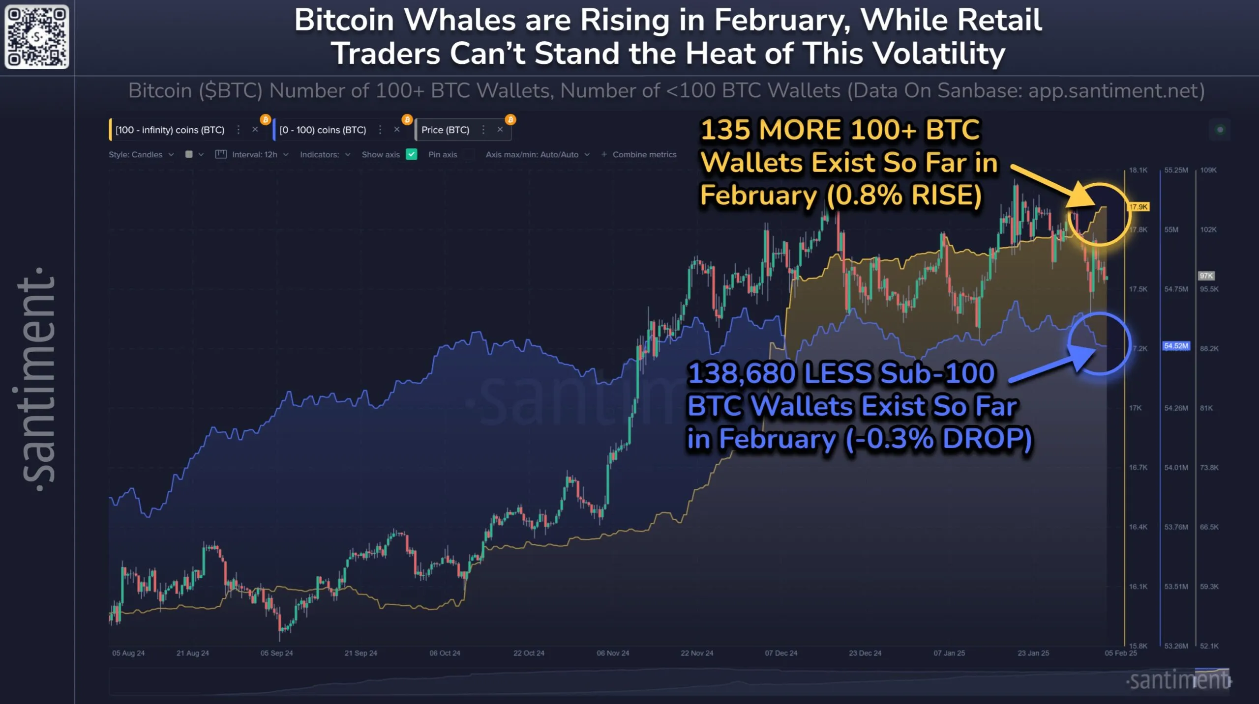 bitcoin whale santiment