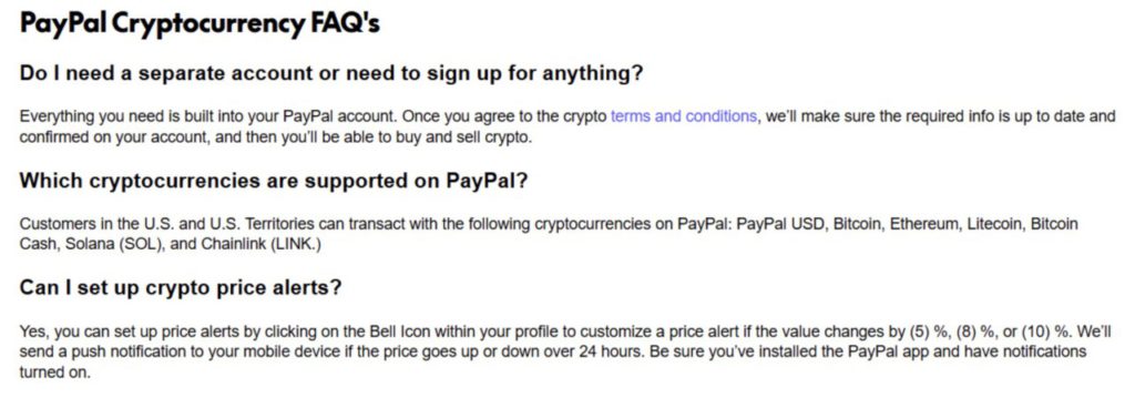 paypal tambahkan solana chainlink