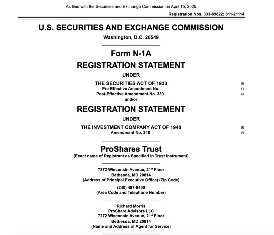 proshares etf xrp