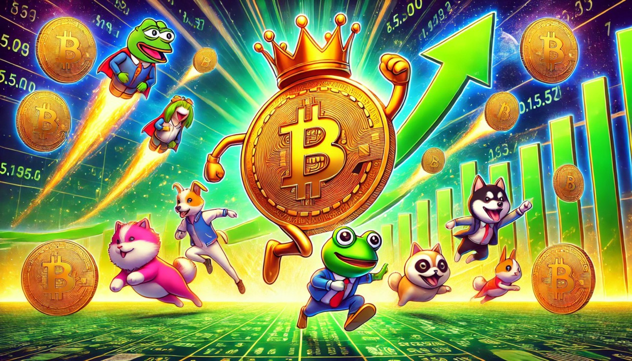 Gambar Bitcoin Capai $102.000, 5 Memecoin Ini Ikut Terbang Lebih dari 40%!
