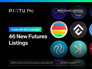 Pintu Pro Futures Listing 46 Token Baru dengan Leverage 25x!