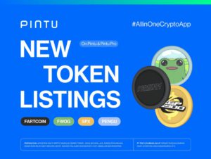 Pintu Listing 4 Token Baru 8 Mei 2025: FWOG, FARTCOIN, SPX, dan PENGU