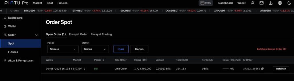 cara beli bitcoin spot