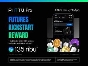Promo Pintu Pro Futures 16-30 Juni 2025: Trading Pertama $100, Dapatkan Hadiah Rp135.000!