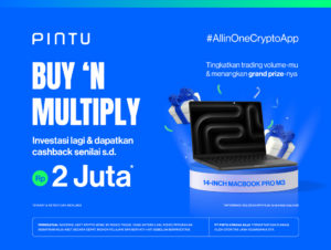Promo Cashback & Grand Prize dari Pintu: Raih Hadiah Hingga Rp15 Juta dengan Trading Crypto!