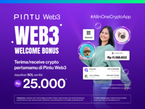 Dapatkan Bonus Rp25 Ribu! Begini Cara Ikut Promo First Receive di Pintu Web3 Juli 2025