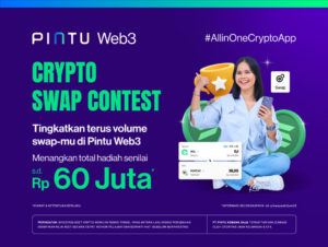 Web3 Swap Competition Total Hadiah Rp60 Juta untuk 100 Trader Volume Swap Tertinggi!
