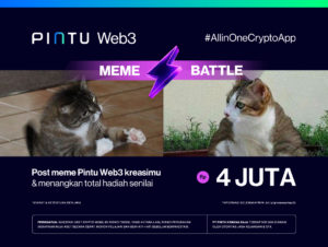 Meme Battle: Post Meme Tentang Pintu Web3 & Menangkan Total Hadiah sebesar Rp4 juta!