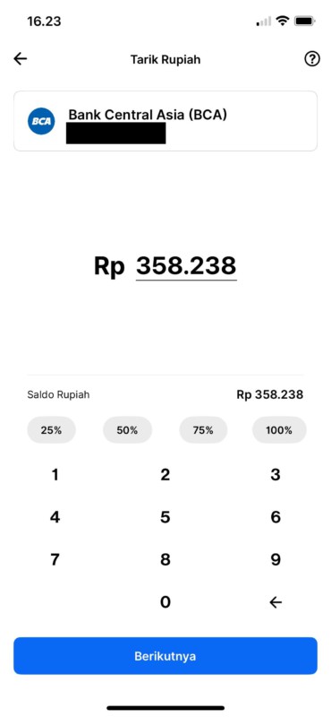cara mencairkan xrp ke rekening