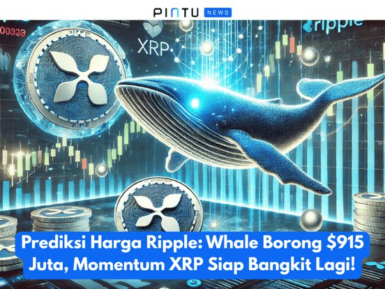Gambar Prediksi Harga Ripple: Whale Borong $915 Juta Koin, Momentum XRP Siap Bangkit Lagi!